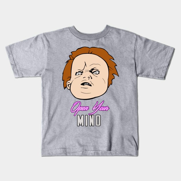 80s Kuato: Open Your Mind Kids T-Shirt by TipToeTee